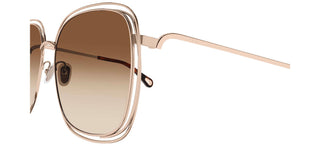 Chloé CH0077SK women Gold Geometric Sunglasses