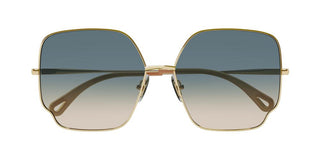 Chloé CH0092S women Gold Geometric Sunglasses