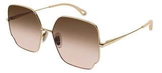 Chloé CH0092S women Gold Geometric Sunglasses