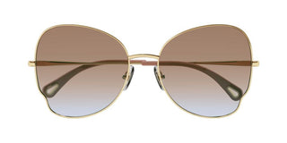 Chloé CH0094S women Gold Geometric Sunglasses