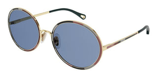 Chloé CH0100S women Gold Geometric Sunglasses