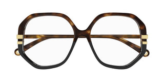 Chloé CH0107O women Havana Oversize Eyeglasses