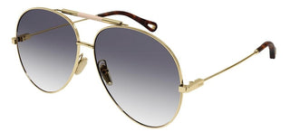 Chloé CH0113S women Gold Pilot Sunglasses