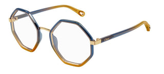 Chloé CH0132O women Blue Geometric Eyeglasses