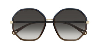 Chloé CH0133SA women Grey Geometric Sunglasses