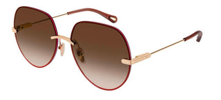 Chloé CH0135S women Red Geometric Sunglasses