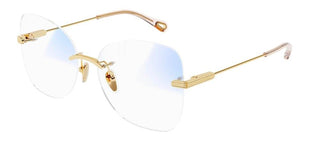 Chloé CH0136S women Gold Butterfly Sunglasses