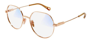 Chloé CH0137S women Gold Geometric Sunglasses