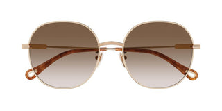 Chloé CH0140SA women Gold Geometric Sunglasses