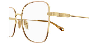 Chloé CH0141OA women Gold Geometric Eyeglasses