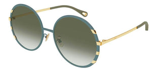 Chloé CH0144S women Green Round Sunglasses