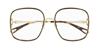 Chloé CH0147O women Havana Geometric Eyeglasses