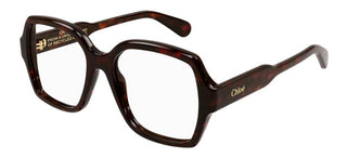 Chloé CH0155O women Havana Geometric Eyeglasses