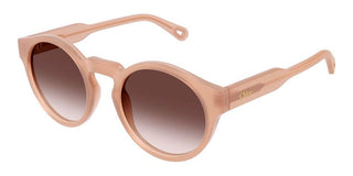 Chloé CH0158S women Brown Round Sunglasses