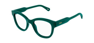 Chloé CH0162O women Green Squared Eyeglasses