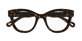 Chloé CH0162O women Havana Squared Eyeglasses