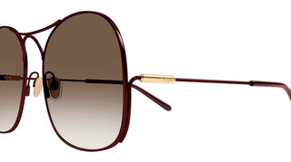 Chloé CH0164S women Red Geometric Sunglasses