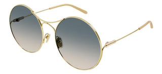 Chloé CH0166S women Gold Round Sunglasses