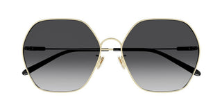 Chloé CH0169SA women Black Geometric Sunglasses