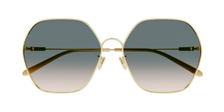 Chloé CH0169SA women Gold Geometric Sunglasses