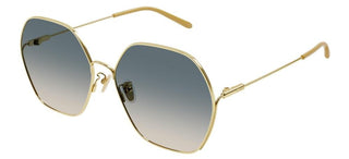 Chloé CH0169SA women Gold Geometric Sunglasses