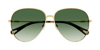 Chloé CH0177S women Gold Pilot Sunglasses