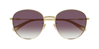 Chloé CH0181SK women Gold Round Sunglasses