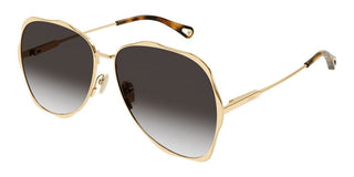 Chloé CH0183S women Gold Geometric Sunglasses