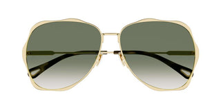 Chloé CH0183S women Gold Geometric Sunglasses