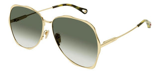 Chloé CH0183S women Gold Geometric Sunglasses