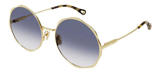 Chloé CH0184S women Gold Round Sunglasses