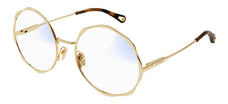 Chloé CH0185S women Gold Round Sunglasses