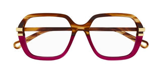 Chloé CH0205O women Havana Squared Eyeglasses