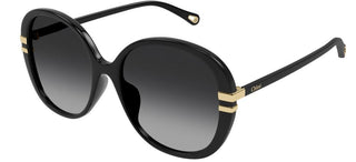 Chloé CH0207SK women Black Oversize Sunglasses