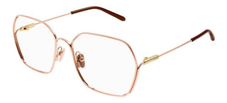 Chloé CH0208O women Rose gold Squared Eyeglasses