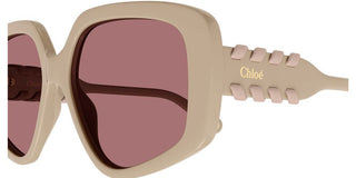 Chloé CH0210S women Brown Squared Sunglasses