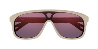 Chloé CH0212S women White Shield Sunglasses