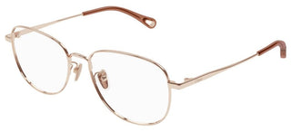 Chloé CH0213OA women Gold Round Eyeglasses