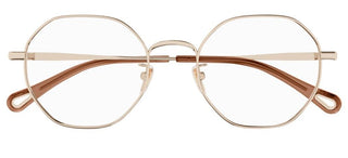 Chloé CH0215OA women Gold Round Eyeglasses