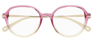 Chloé CH0217OA women Pink Round Eyeglasses