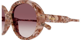 Chloé CH0221S women Pink Round Sunglasses