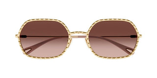 Chloé CH0231S women Gold Other Sunglasses