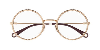 Chloé CH0232O women Rose gold Round Eyeglasses