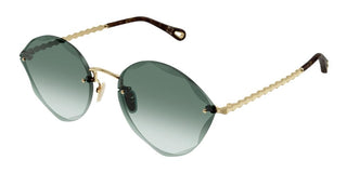 Chloé CH0253S women Gold Cat Eye Sunglasses