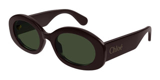 Chloé CH0258S women Red Oval Sunglasses