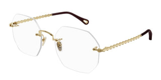 Chloé CH0270O women Gold Geometric Eyeglasses