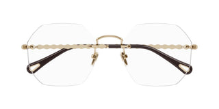 Chloé CH0270O women Rose gold Geometric Eyeglasses