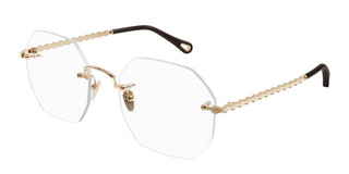 Chloé CH0270O women Rose gold Geometric Eyeglasses