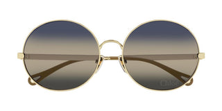 Chloé CH0281S women Gold Round Sunglasses