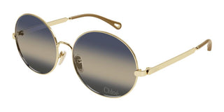 Chloé CH0281S women Gold Round Sunglasses